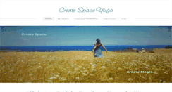 Desktop Screenshot of createspaceyoga.com